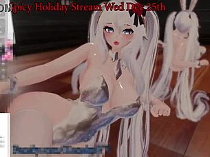 Kanako in Bunny Suit Vibed and Fucked