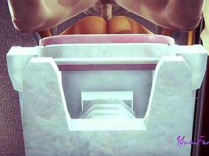 yaoi femboy simon holding that huge dick 😲