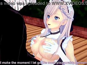 belfast invites me to lunch in azur lane full movie pov on sheer fantasyking3