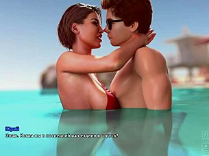 Busty Milf Watches Him Jerk Off?