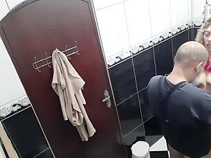 He Paid to Film Lesbian Sucking and Fucking in Bar's Bathroom