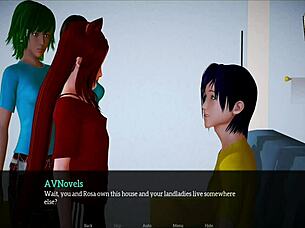 My New Family 286: Redhead Teen With Small Tits In Erotic Cartoon!