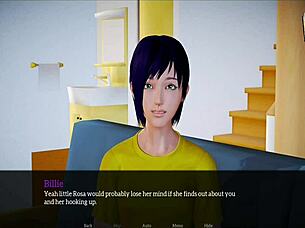 My New Family 286: Redhead Teen With Small Tits In Erotic Cartoon!