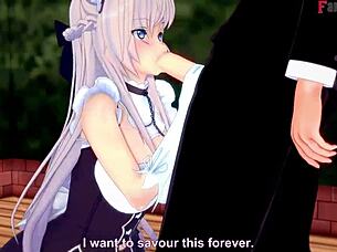 belfast invites me to lunch in azur lane full movie pov on sheer fantasyking3