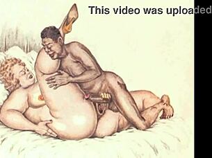 These vintage erotic anime drawings are packed with steamy hentai action and retro charm.