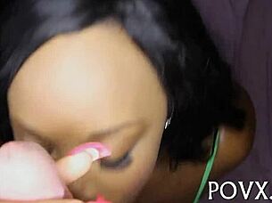 Jayden Starr Sucks Cock in Hardcore POV Fucking