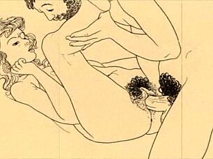 These vintage erotic anime drawings are packed with steamy hentai action and retro charm.