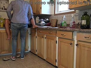 Turkish stepmom shocked as stepson licks his cum from her pussy 😱