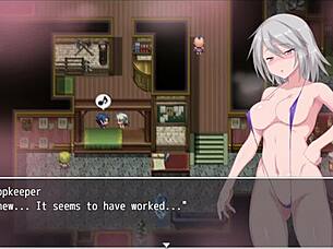 Grace in the labyrinth town part 20 with fingering game blowjob masturbation anime humiliation outdoor!