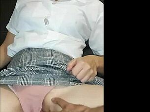 naive student with old huge dick