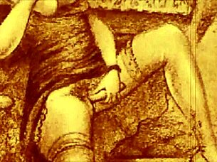 Vintage Erotic Drawings from Retro Anime Cartoon Collection