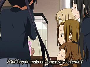 Episode 25 of K-on 2 with anime characters and music scenes