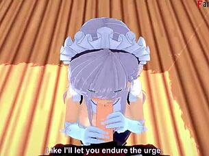 belfast invites me to lunch in azur lane full movie pov on sheer fantasyking3