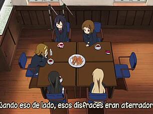 Episódio 25 de K-on 2 com Personagens de Anime e Cenas Musicais