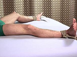 Big dick blonde twink cums after whipping 😈