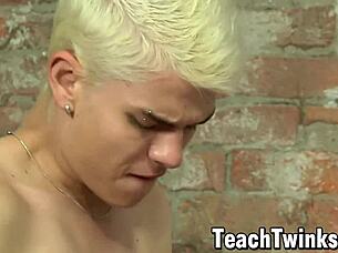 blond titus snow meets young tony parker