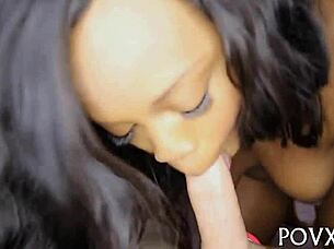 Jayden Starr Sucks Cock in Hardcore POV Fucking