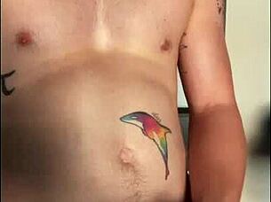 twink jerks off in sunlight, feeling so free