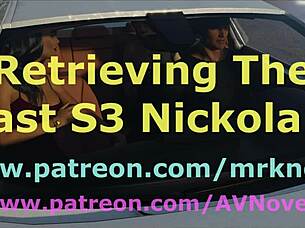 Is Nickola Ready For That Monster Cock In Her Shaved Pussy?