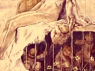 Bold Vintage Erotic Illustration Of Intense Scenes