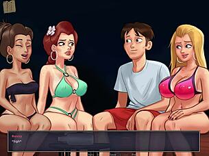 Summertime Saga Episode 243 Featuring Small Tits And Big Cocks.