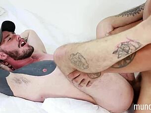 gay guy gets his ass fucked by a monster cock in the bathroom