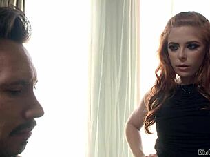 I watch the employee anal hook the boss in intense bondage