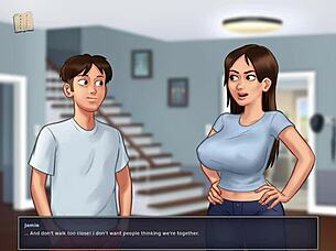 Watch the erotic adventures unfold in Summertime Saga 50, where cartoon characters explore their deepest desires in this game.