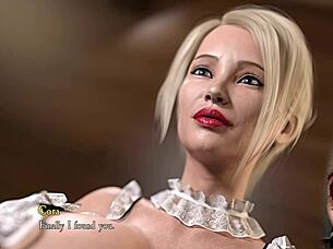 shadows ep 7 features rough cartoon handjob with big ass dildo