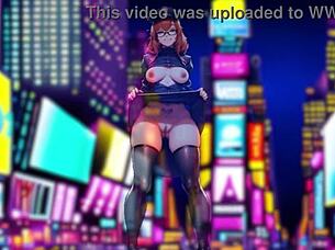 Big bouncy tits and jiggly ass cheeks excite man!