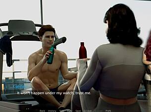 ms denvers cosplays as seductive mother in law with big tits in anime episode 49, teasing old milf fantasies