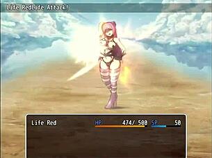 i gotta defeat these super villains to save the city in villainess quest part 1, but those big tits are distractin me...