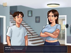 Watch the erotic adventures unfold in Summertime Saga 50, where cartoon characters explore their deepest desires in this game.