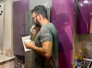 Step brother dominates step sister in homemade fetish