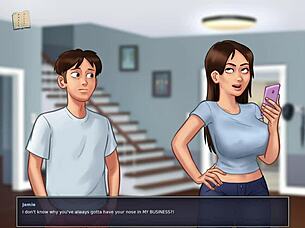 Watch the erotic adventures unfold in Summertime Saga 50, where cartoon characters explore their deepest desires in this game.