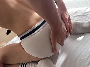 Cute Twink Took Two Cocks in His Mouth and Tore His Hole