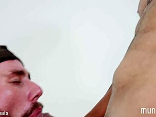 gay guy gets his ass fucked by a monster cock in the bathroom