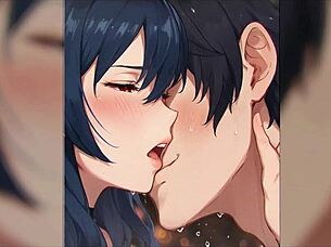 Exhibitionist GF confesses in hentai game 😘