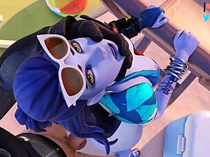 Overwatch Heroes in Rough Threesome