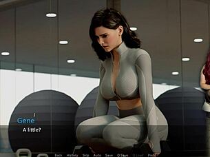 ms denvers cosplays as seductive mother in law with big tits in anime episode 49, teasing old milf fantasies