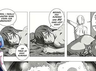 Girls night out turns into a fun anime hentai adventure with futanari characters.