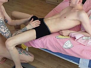 I distracted my stepbrother and we had a secret encounter