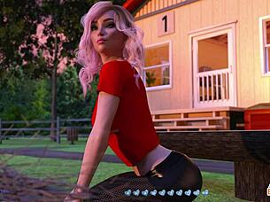 Eve gets caught in the shower