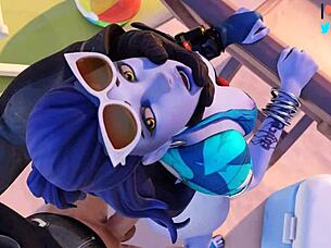 Overwatch Heroes in Rough Threesome