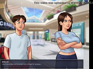 Watch the erotic adventures unfold in Summertime Saga 50, where cartoon characters explore their deepest desires in this game.