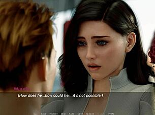 ms denvers cosplays as seductive mother in law with big tits in anime episode 49, teasing old milf fantasies