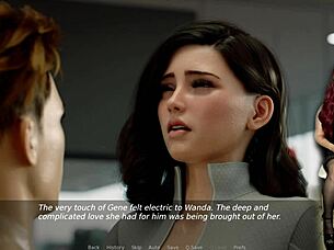 ms denvers cosplays as seductive mother in law with big tits in anime episode 49, teasing old milf fantasies