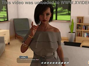 Eve gets caught in the shower