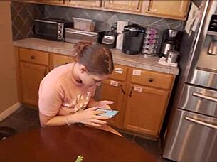 Caught my step brothers cheating wife kendra heart in blackmail striptease blowjob deepthroat swallow taboo