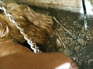 Sexy Shyla Stylez indulges in smoking fetish with big tits and ass on display